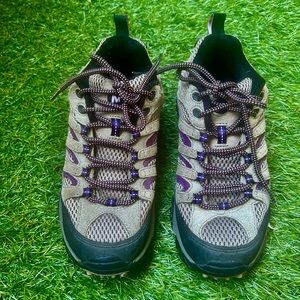Merrel Purple Black Hiking Shoes